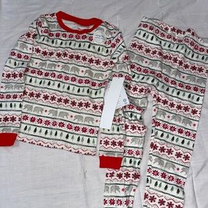 Pajamas for boys and girls. For Christmas. Organic cotton.